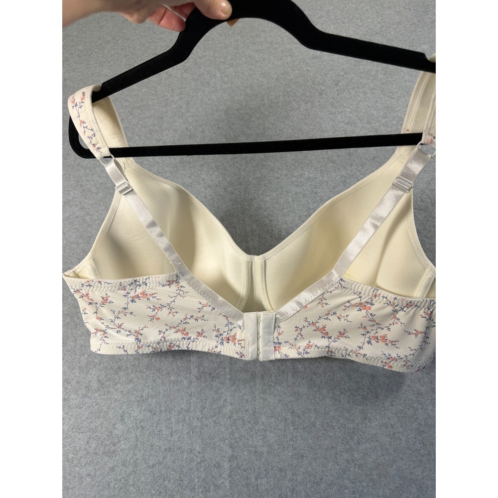 Laura Ashley Full Coverage Bra Padded Straps Size 42D Flowers Romantic SKU 239 - Picture 4 of 6